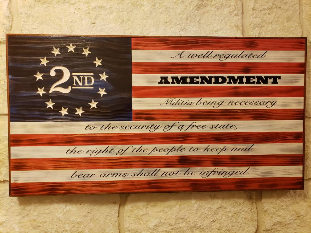 2nd Amendment flag crpped